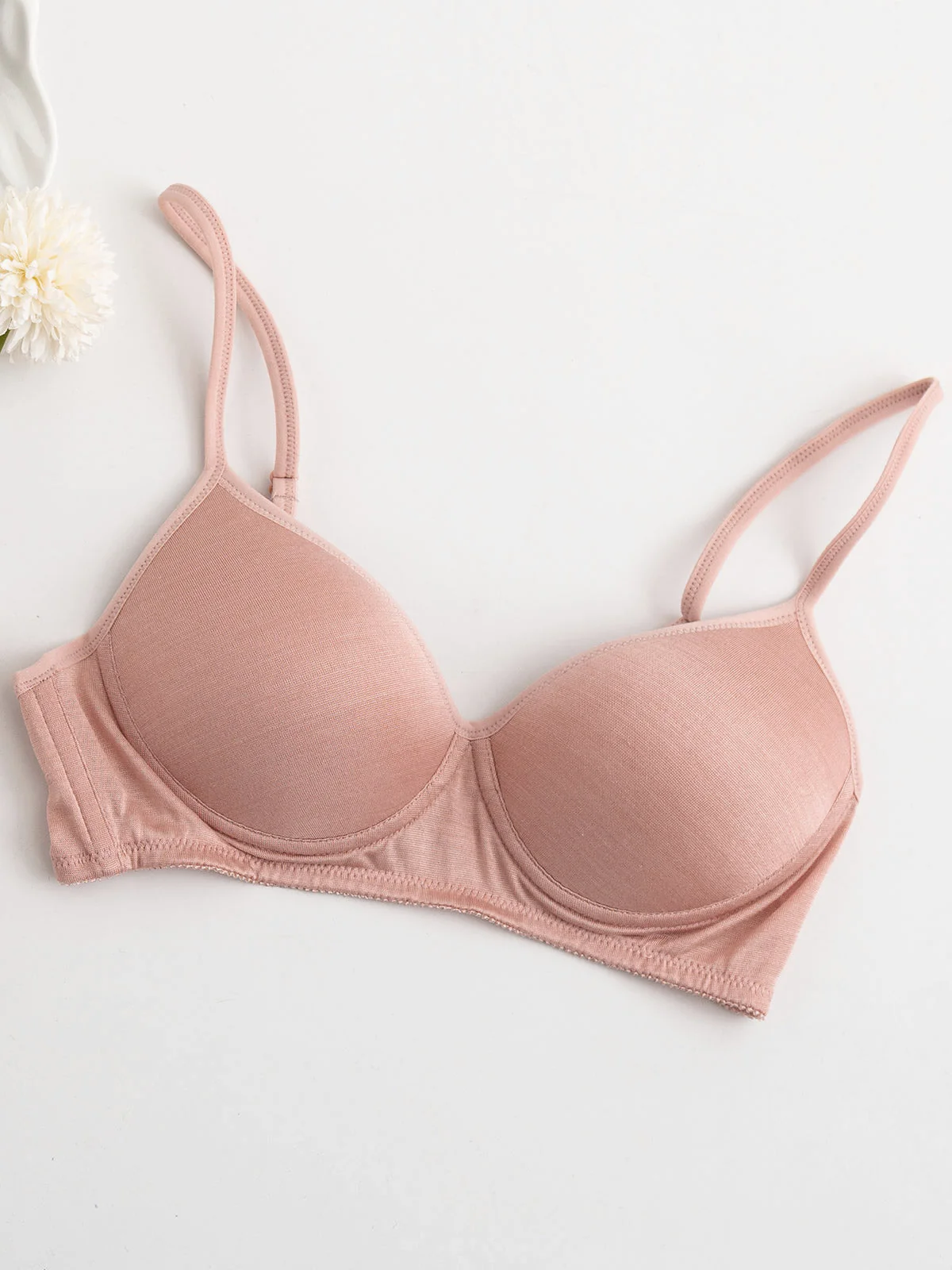 Sports Wireless Silk Jersey Comfort Bralette - Image 27