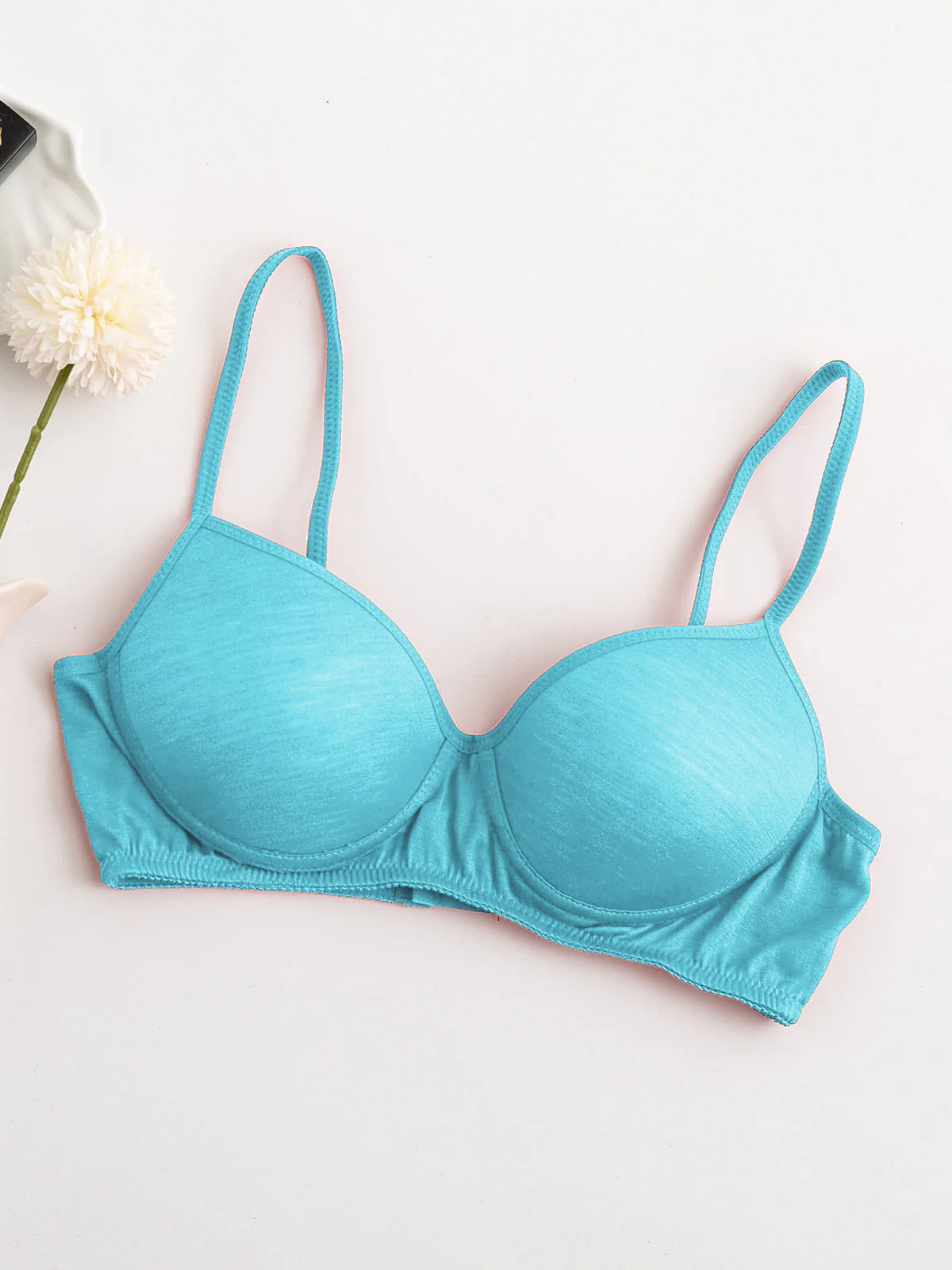 Sports Wireless Silk Jersey Comfort Bralette - Image 32