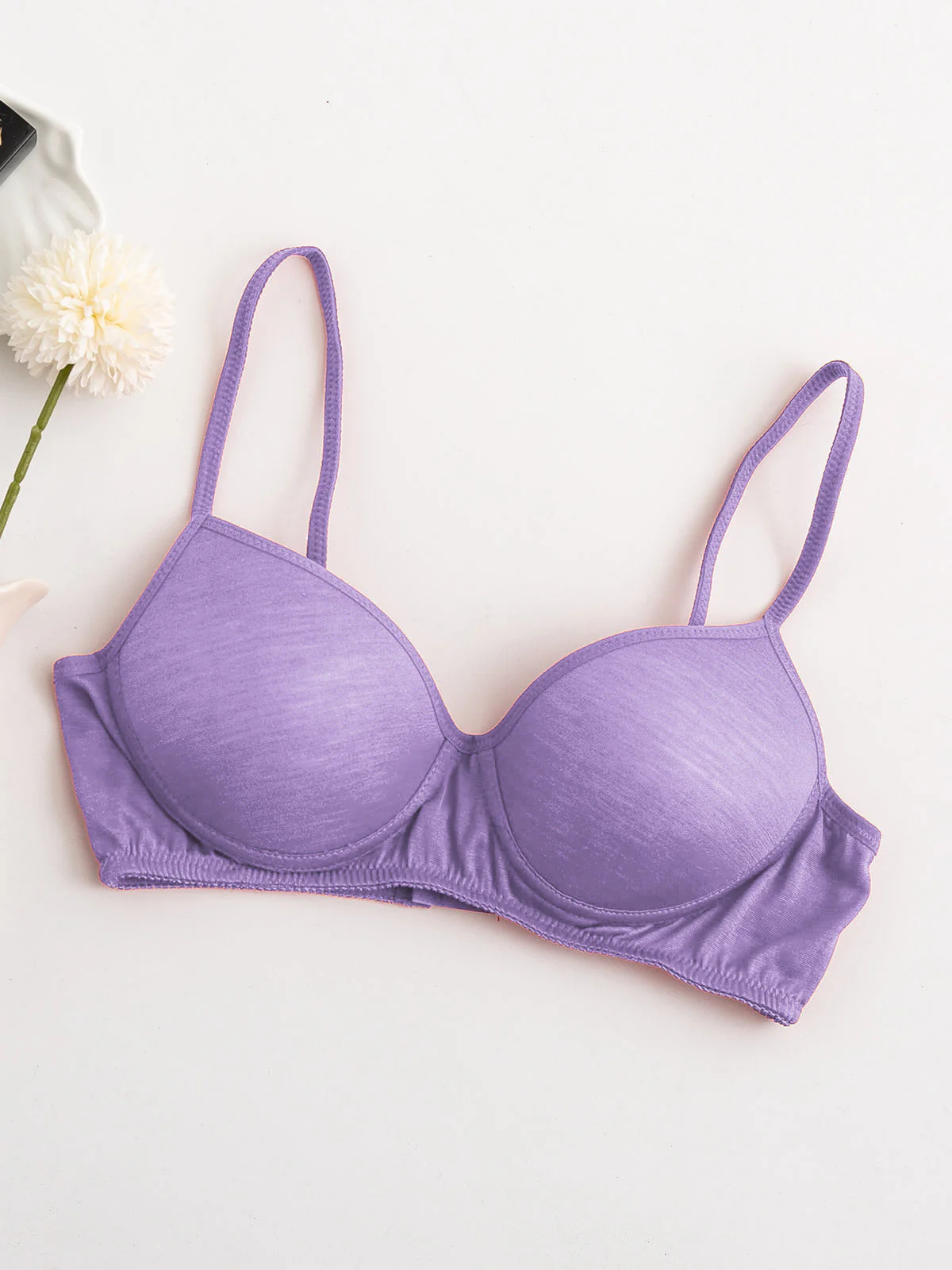 Sports Wireless Silk Jersey Comfort Bralette - Image 47
