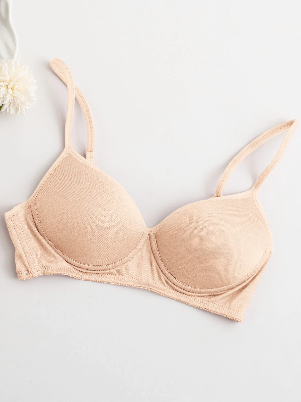 Sports Wireless Silk Jersey Comfort Bralette - Image 52