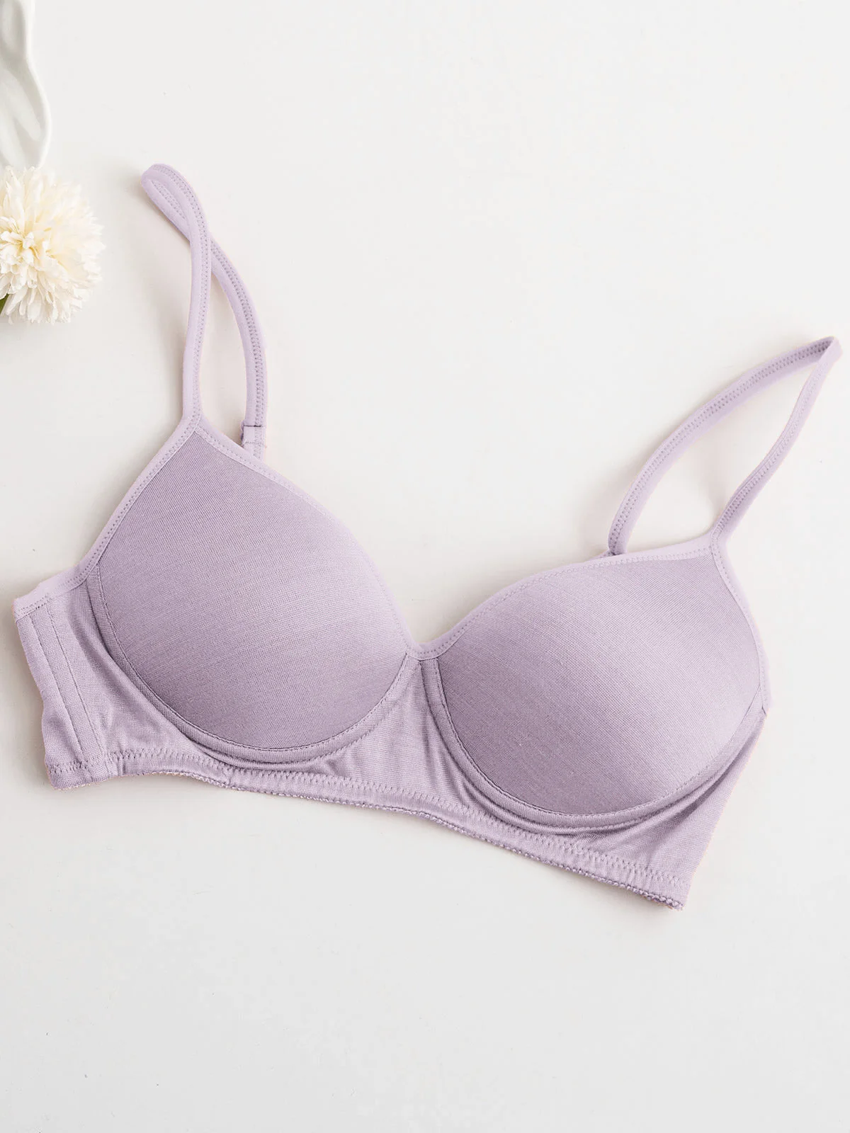 Sports Wireless Silk Jersey Comfort Bralette - Image 57