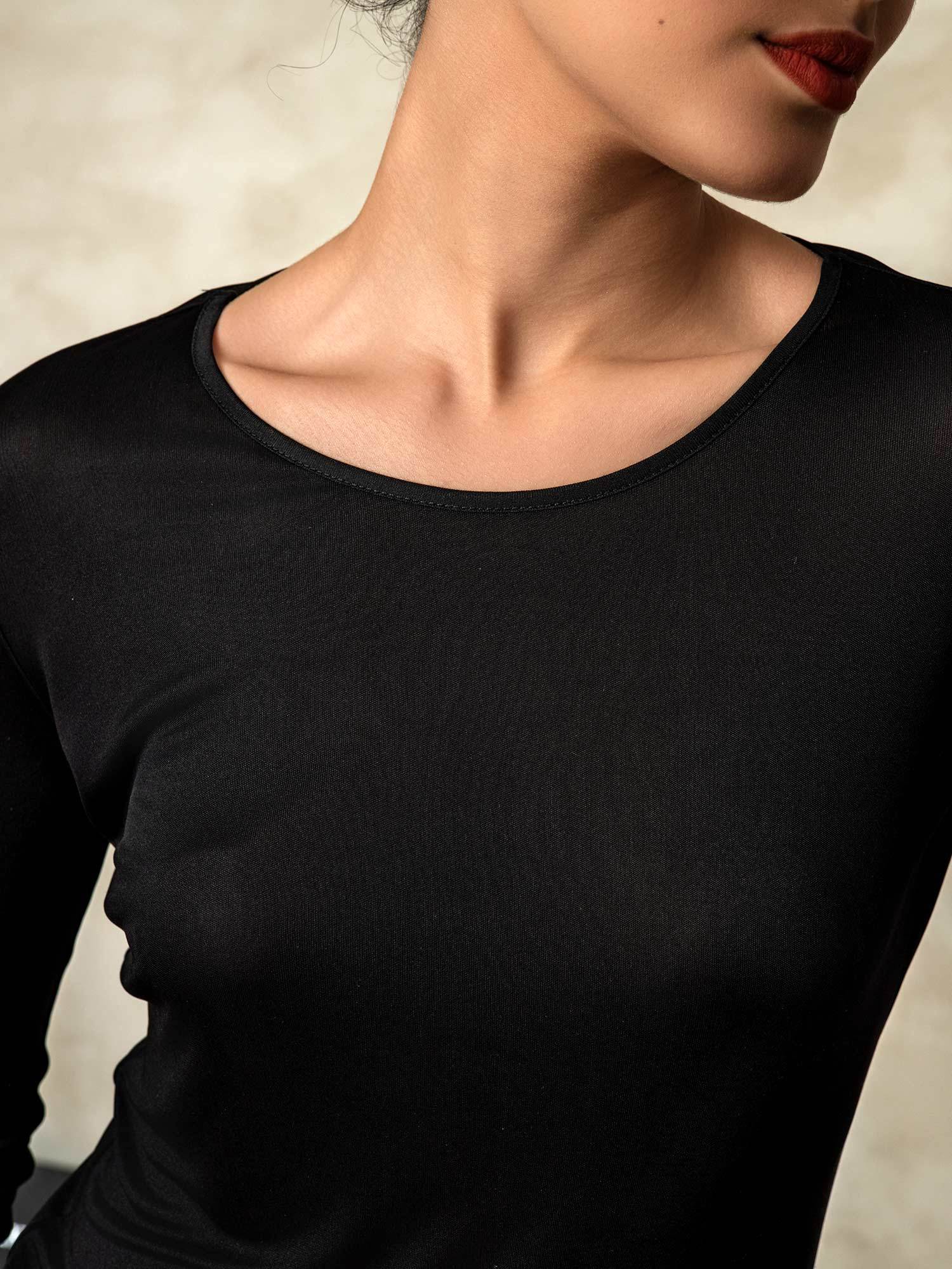 Women's Silk Jersey Long Sleeve Long Johns - Image 11