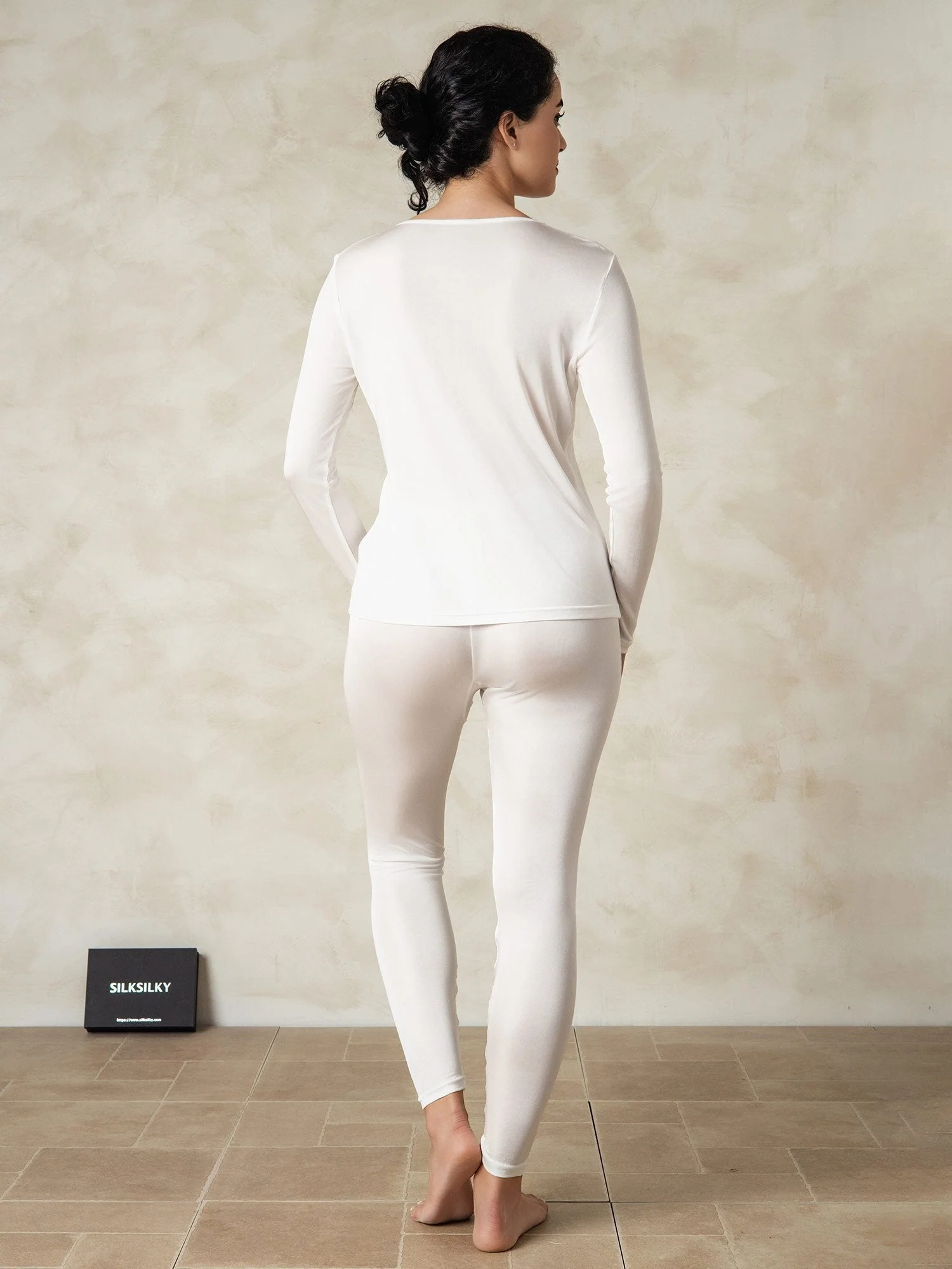 Women's Silk Jersey Long Sleeve Long Johns - Image 18